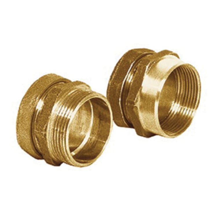 Sioux Chief 272-6 DWV Connector With Brass Ferrule, 1-1/2 in, Tube x FNPT, Solid Brass, Domestic