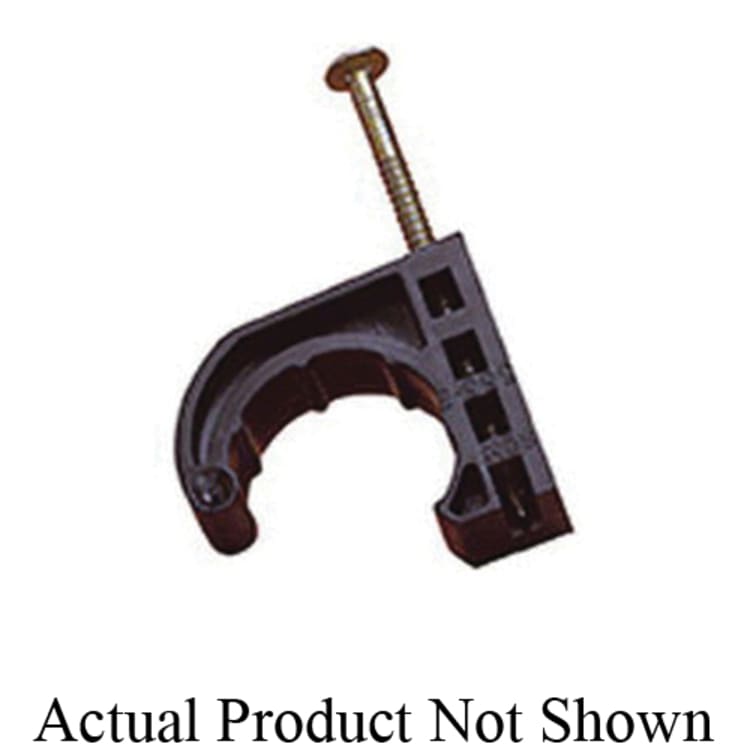 Sioux Chief TubeTalon™ 555-2BK Tube Hanger, 1/2 in CTS Pipe/Tube, 5 lb Load, Polyethylene, Domestic