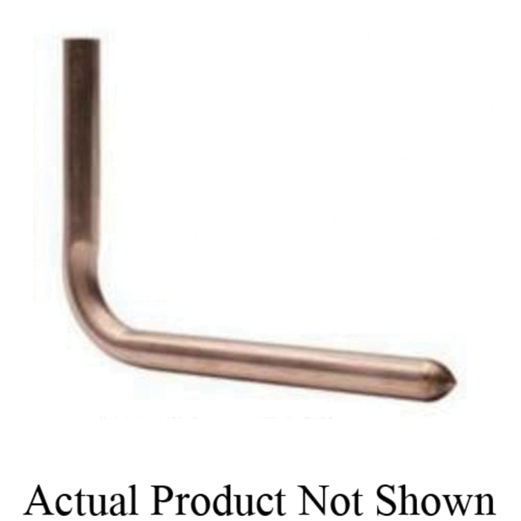 Sioux Chief 613-87 Tub Spout Elbow, 1/2 in, Male C x Male C, Copper, Domestic