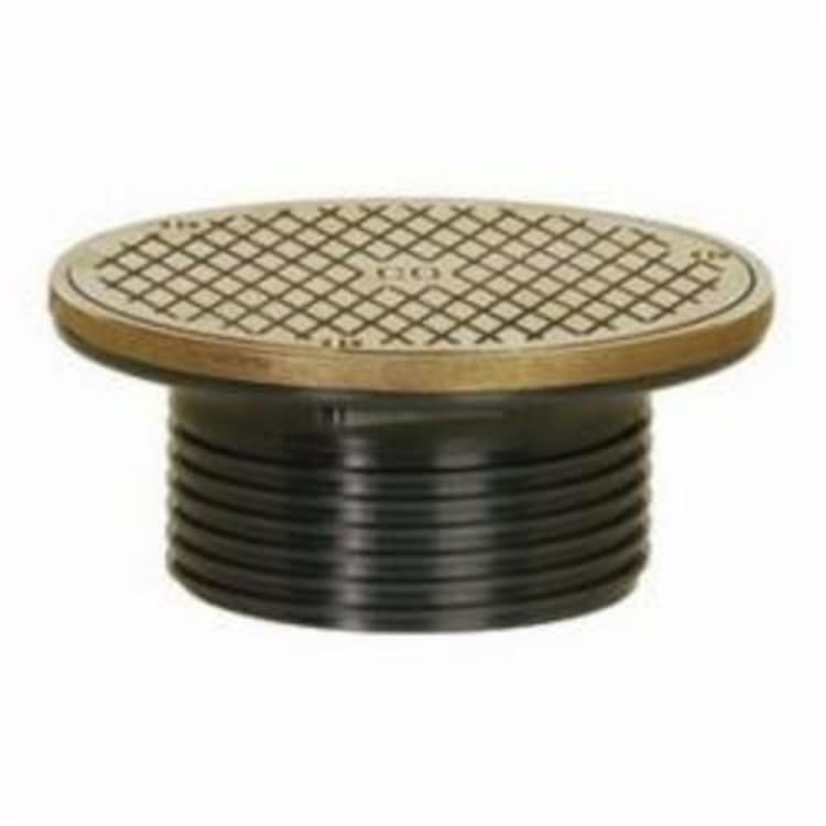 Sioux Chief FinishLine™ 834-4HNR Adjustable Drain Cleanout, 4 in Cleanout, 4000 lb, 6-1/2 in Dia Cover