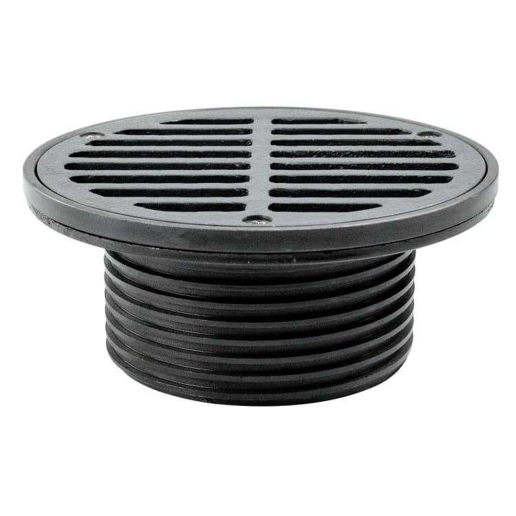 Sioux Chief FinishLine™ 832-4DHIR Adjustable Floor Drain With Ring and Strainer, Ductile Iron Drain