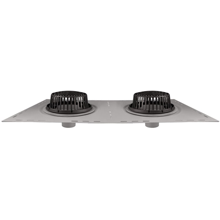 Sioux Chief 868-D524 868 Dome Strainer, 4 in Outlet, No-Hub Connection, Cast iron Drain