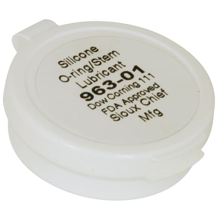 Sioux Chief 963-01 Silicone Lubricant, 0.25 oz Tub, -40 to 400 deg F