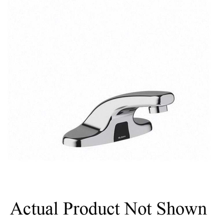 Sloan® 3365328BT ETF-600 Electronic Sensor Activated Faucet, Optima®, Polished Chrome, 0.5 gpm