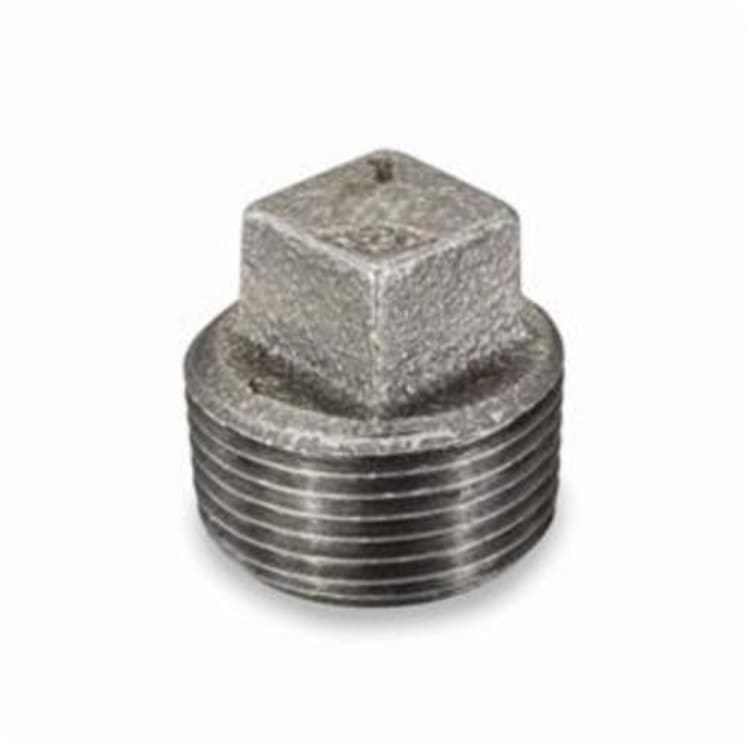 1-1/2" BLK MI CORED SQ HD PLUG