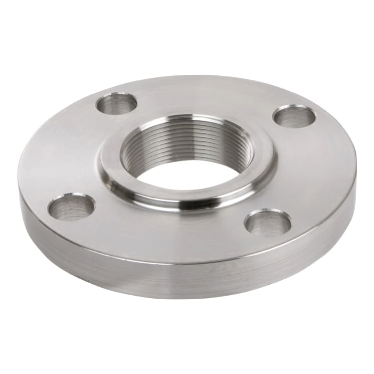 Smith-Cooper® S1014TH020N Raised Face Flange, 2 in Nominal, Forged 304L Stainless Steel, Thread Connection, 150 lb