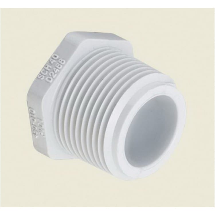 1" S40 PVC THREADED MALE PLUG 450-010