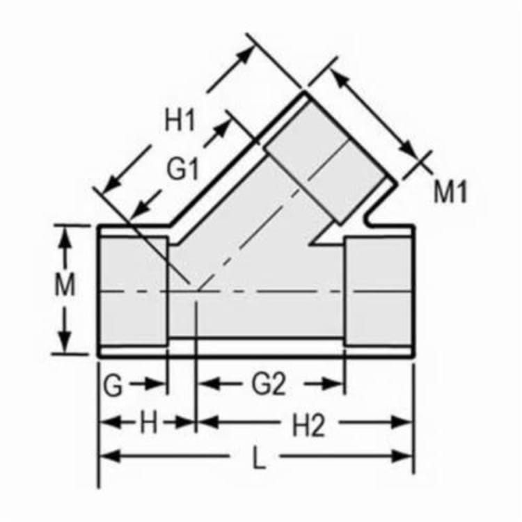 Spears® 475-012BC Standard Wye, 1-1/4 in Nominal, Socket End Style, SCH 40/STD, PVC, Domestic