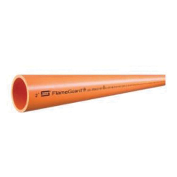 Spears® FlameGuard® CP-007 Fire Sprinkler Pipe, 3/4 in Nominal, CPVC, 15 ft L, Domestic