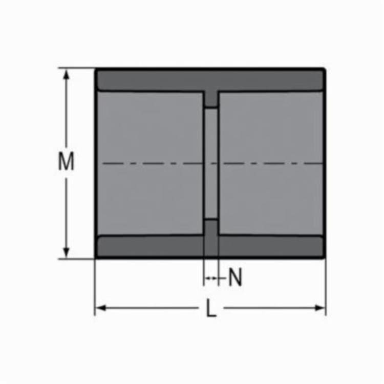 3" S80 PVC SXS CPLG 829-030