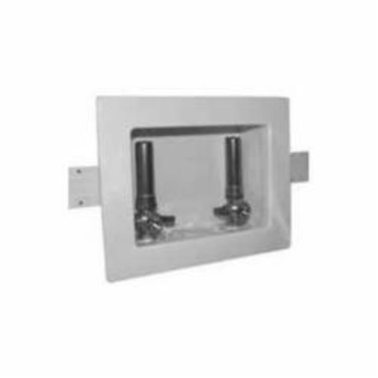 Speciality Products™ Hitter® OB-210 Unassembled Washing Machine Outlet Box With MIP Valves, Plastic Body