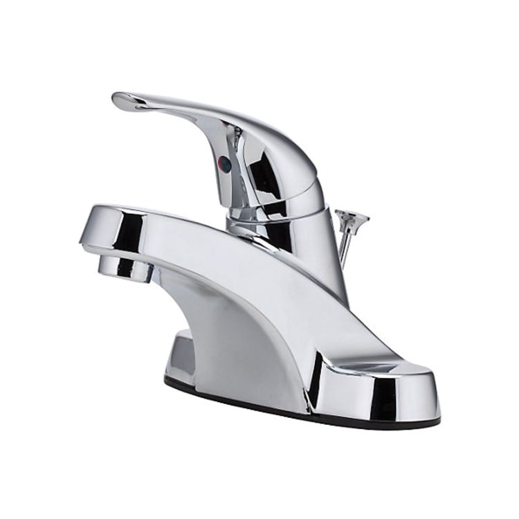 Pfister® LG142-8000 Centerset Lavatory Faucet, Pfirst Series™, Polished Chrome, 1 Handles, 1.2 gpm Flow Rate
