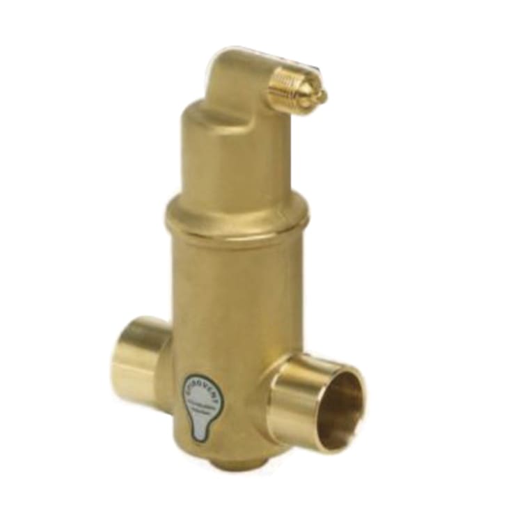 SPIROTHERM® Spirovent® VJS150TM Junior Air Eliminator, 1-1/2 in, C, 150 psi Working, 270 deg F, Brass