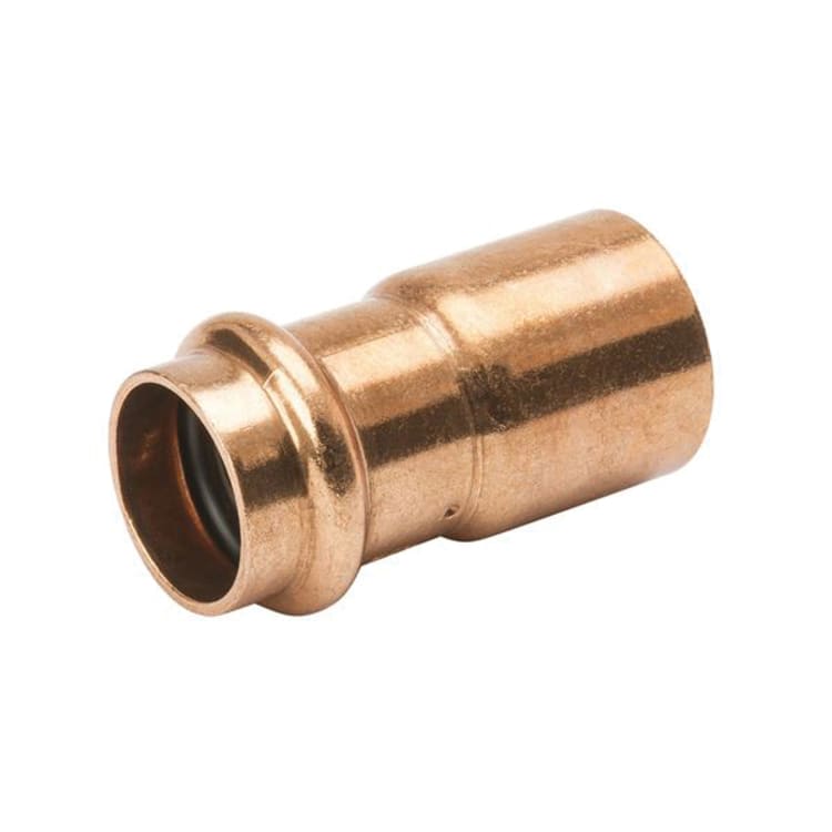 Streamline® PRS™ PF 01343 Small Fitting Reducer, 1-1/4 x 1 in Nominal, Fitting x Press End Style, Wrought Copper