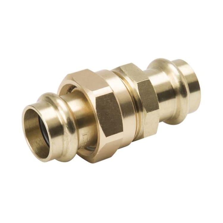 Streamline® PRS™ PF 08004 Small Union, 3/4 in Nominal, Press End Style, Brass