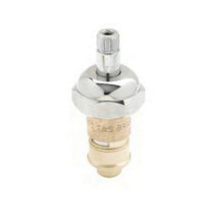 T & S 011278-25 Right Hand Hot Ceramic Cartridge With Bonnet, For Use With All T and S Faucet, 7.66 gpm Flow Rate, 3 in H, Brass Filter, 40 to 180 deg F, Import