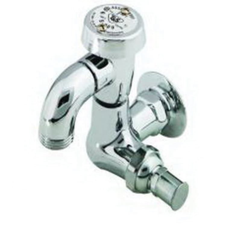 T & S B-0720 Sill Manual Faucet, 1/2 in Nominal, FNPT End Style, Brass Body, Key/Screwdriver Controlled Actuator