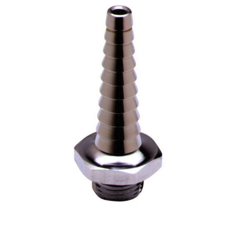 T & S B-0198 Serrated Tip and Hose End, 3/8-18 MNPT