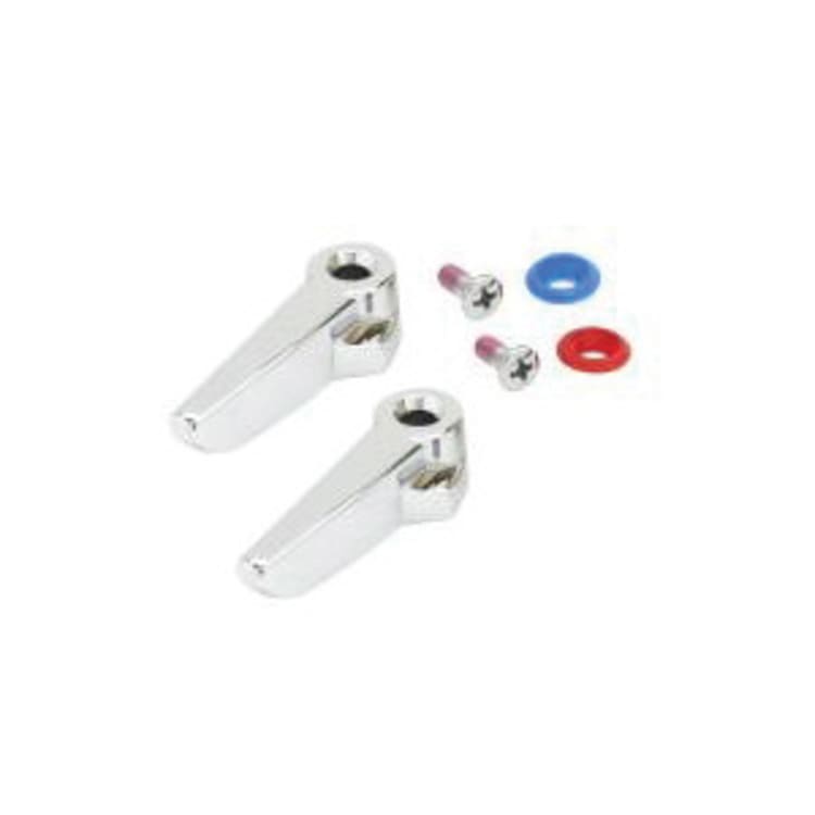 T & S B-9K Lever Handle Repair Kit, For Use With Eterna Compression and Cerama Cartridge, 6 Pieces, Metal