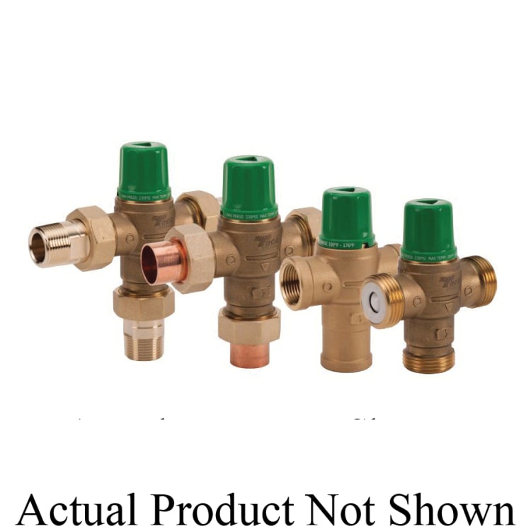 Taco® 5002-C3 5000 3-Way Mixing Valve, 1/2 in, Union C, 230 psi, 20 gpm, Forged Brass Body, Domestic