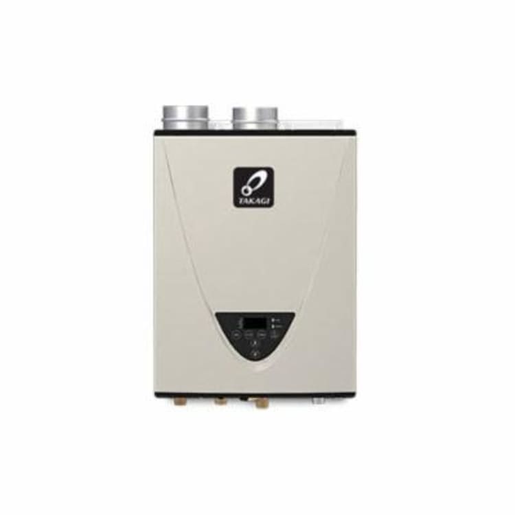 Takagi 100281183 540P Tankless Water Heater, Liquid Propane Fuel, 199000 Btu/hr, Indoor, Condensing, 10 gpm, 3 in and 4 in Direct Vent, 0.94, Residential