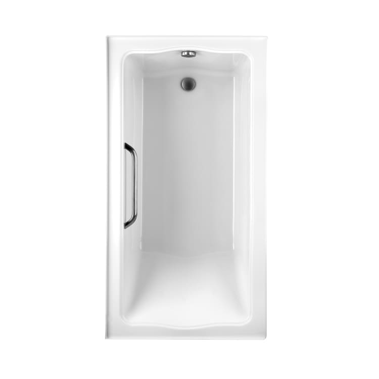 Toto® ABY782P#01YBN3 Clayton™ Elegant Tile-In Bathtub, Soaking, Rectangle Shape, 60 in L x 32 in W, Left Drain, Cotton White, Domestic