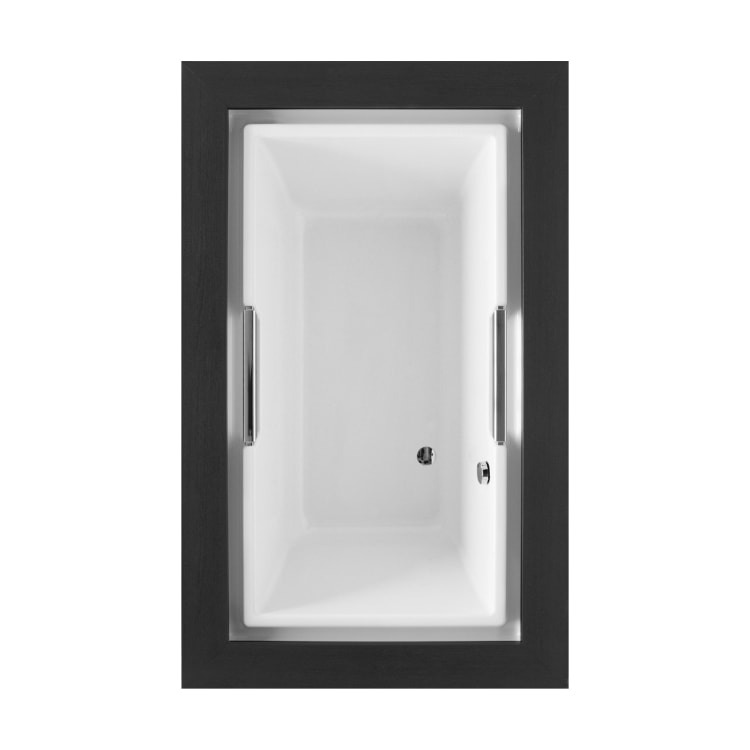 Toto® ABY930N#12YPN Lloyd™ Elegant Bathtub With Polished Nickel Grab Bar, Lloyd™, Soaking, Rectangle Shape, 72 in L x 42 in W, Right Drain, Sedona Beige, Domestic