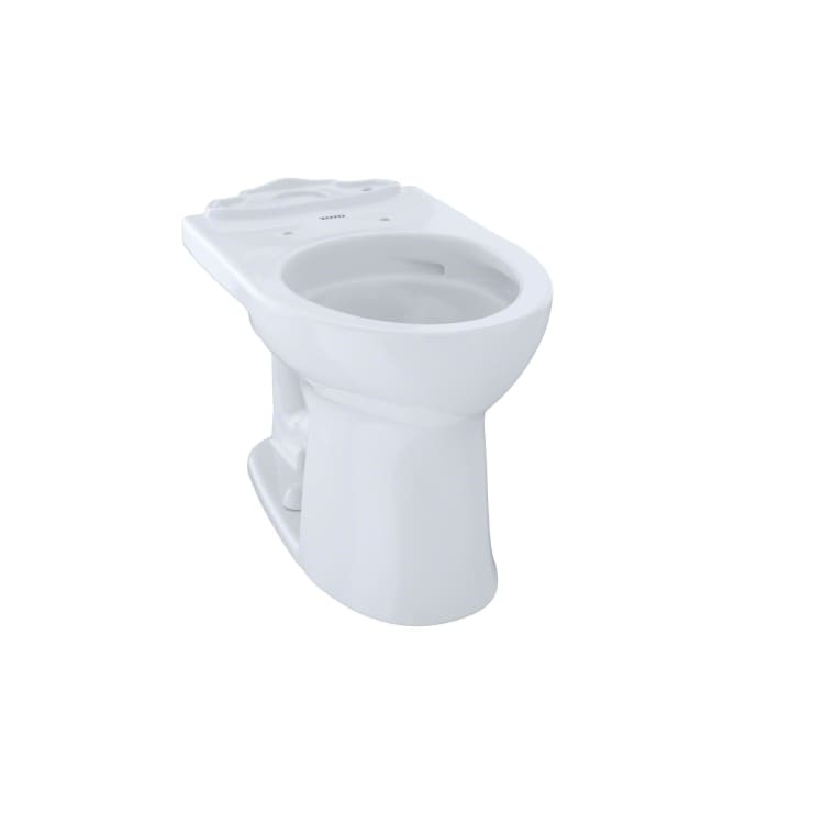 Toto® C453CUFG#01 Drake® II Toilet Bowl, Cotton, Round Shape, 12 in Rough-In, 16-1/8 in H Rim, 2-1/8 in Trapway