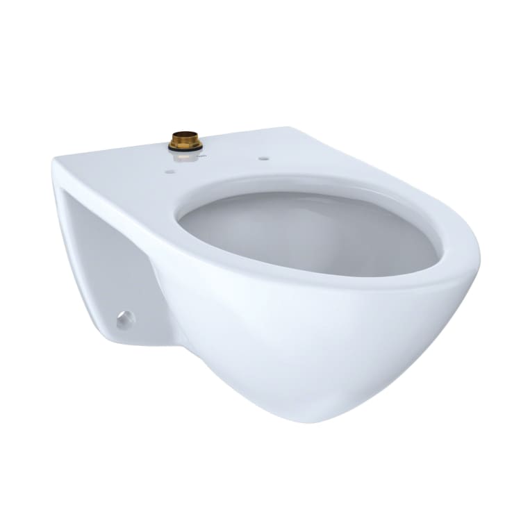 Toto® CT708U#01 Ultra-High-Efficiency Flushometer Toilet, Elongated Bowl, 16 in H Rim, 1 gpf, Cotton White, Import