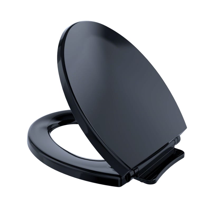 Toto® SS113#51 Toilet Seat With Cover, Round Bowl, Closed Front, Polypropylene, SoftClose® Hinge, Ebony, Import