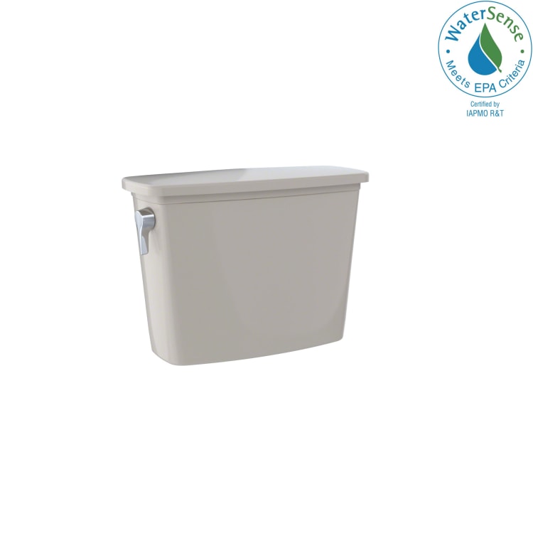 Toto® ST744E#03 Tank and Cover, 1.28, 3 in Left Hand Lever Flush, Bone, Domestic
