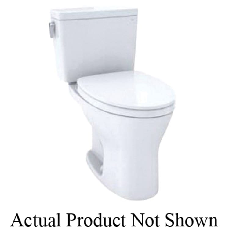 Toto® ST746UMR#01 Dual Flush Tank and Cover Only With T40 WASHLET®+ Auto Flush, Drake® 1G®, 0.8/1 gpf, 2-1/2 in Right-Hand Trip Lever Flush, Cotton White, Import