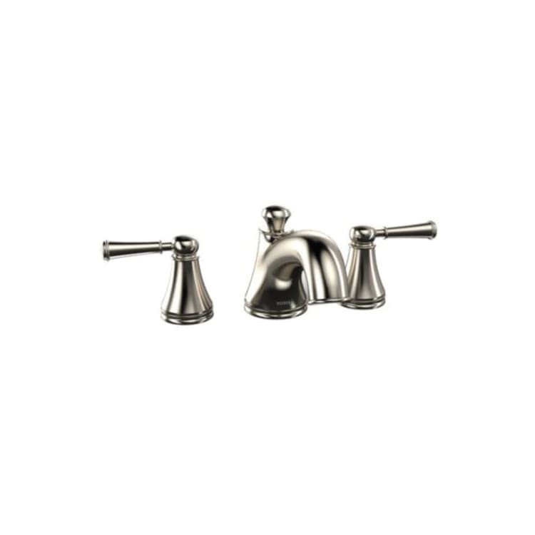 Toto® TB220DD1#BN Roman Tub Filler Trim, Vivian®, Residential, 10 gpm Flow Rate, 8 to 16 in Center, Brushed Nickel, 2 Handles, Function: Traditional