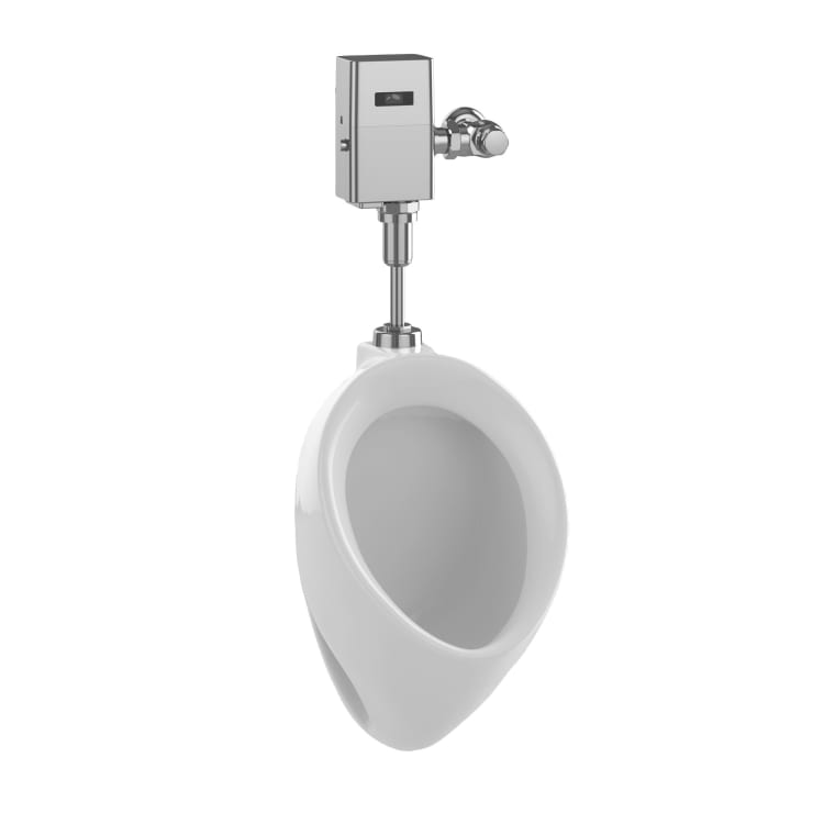 Toto® UT104E#01 High Efficiency Washout Urinal, 0.5 gpf, Top Spud, Wall Mount, Cotton