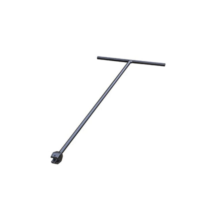 TI 367-4294 #1302 Style Tee Handle Curb Stop Key, 4 ft OAL