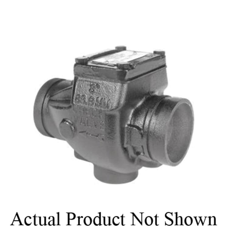 Grinnell® 59030040P Swing Check Valve, 4 in, Grooved, Ductile Iron Body, Import