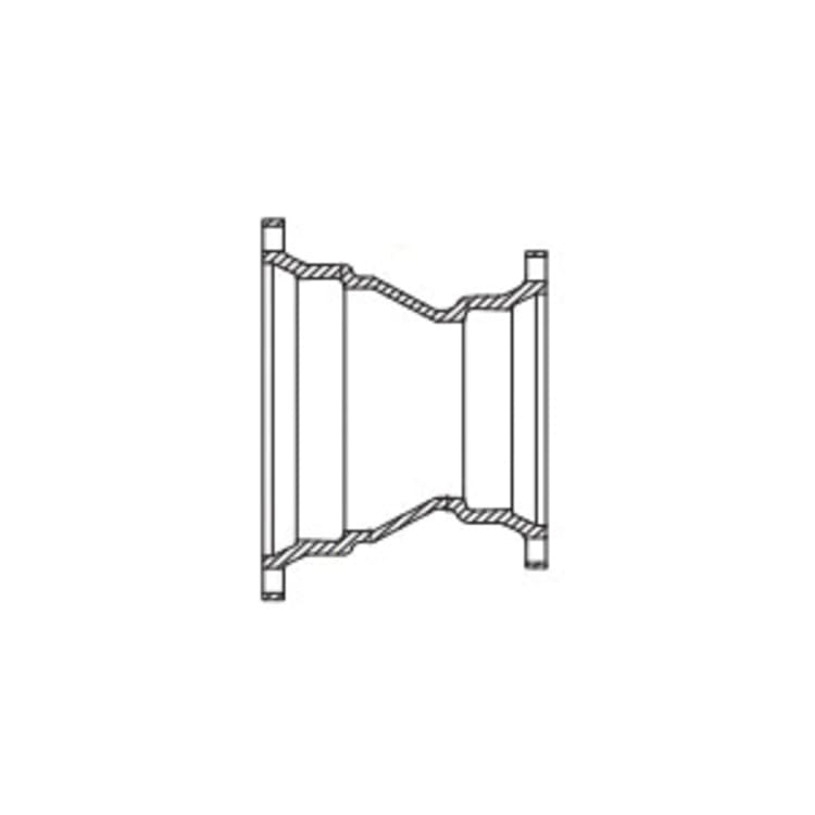 TYLER UNION® MJR1204 Compact Reducer, 12 x 4 in, Mechanical Joint, 350 psi Working, Ductile Iron, Import