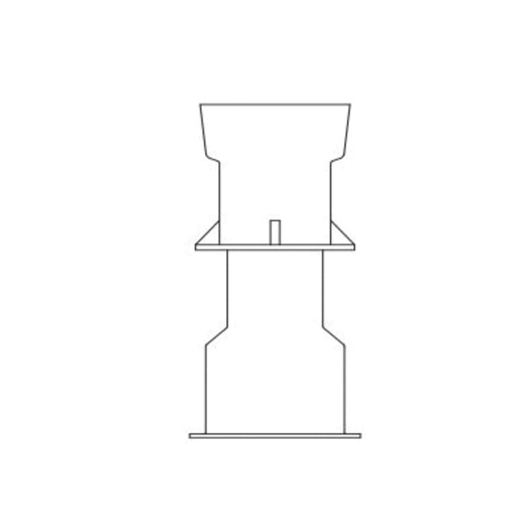 TYLER UNION® 145875 Standard Adjustable Slip Water Valve Box Combo, 16 in Dia Top x 36 in Dia Bottom, Domestic