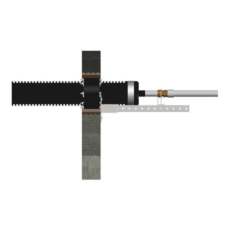 Uponor Ecoflex® 1007360 Compression Wall Seal, For Use With 5-1/2 in Jacket, 8 in Core Drill, Ethylene Propylenediene Monomer, Import