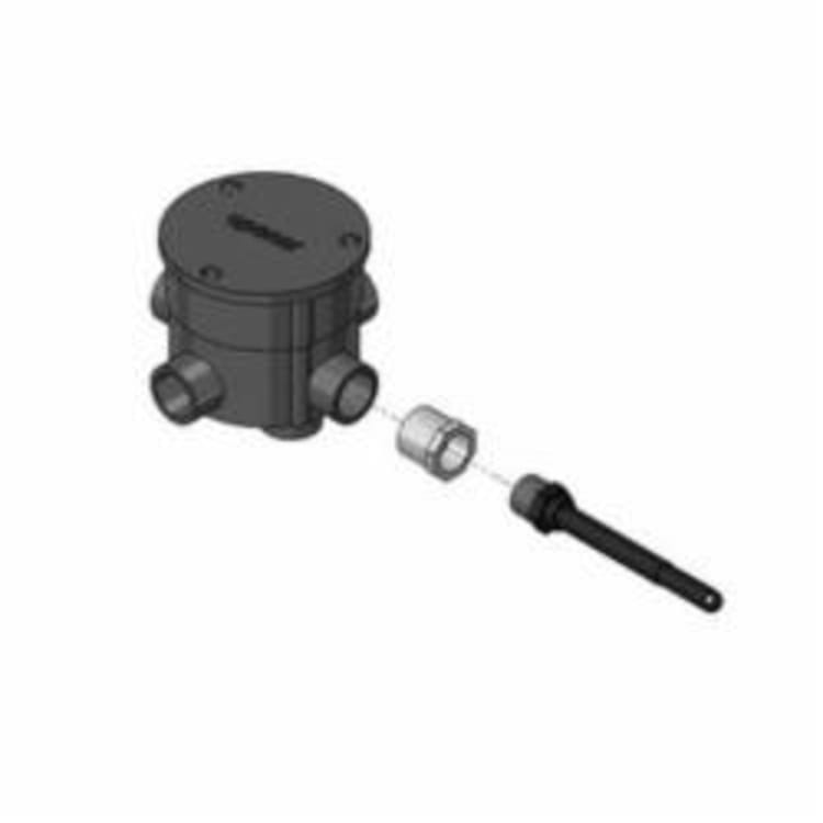 Uponor A9013060 Snow-Melt Rough-in Kit and Well, For Use With A9013062 Automatic Snow and Ice Sensor Assembly, 4.1 in H x 5 in W Cup, 4.5 in L x 0.65 in W Sensor Well