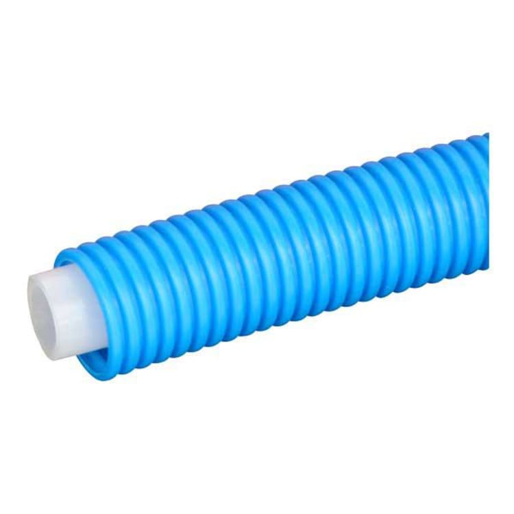 Uponor AquaPEX® F1091500 Pre-Sleeved Tubing, 1/2 in Nominal, 0.81 in ID x 1 in OD x 400 ft Coil L, Blue, PEX