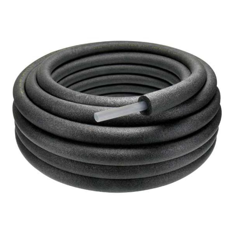Uponor AquaPEX® F6040500 Pre-Insulated Tubing, 1/2 in Nominal, 1.74 in OD, 100 ft Coil L, Polyethylene