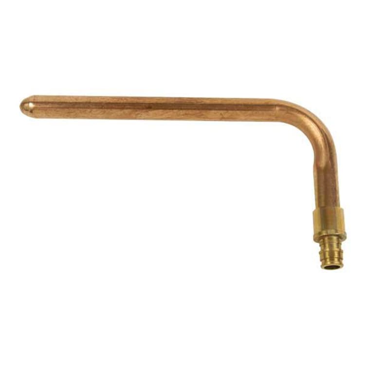 Uponor LF2865050 Stub 90 deg Elbow, 1/2 in, PEX Brass x C, Copper/Brass, Domestic