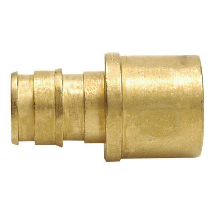Uponor LF4515075 Adapter, 1/2 x 3/4 in, PEX x C, Brass