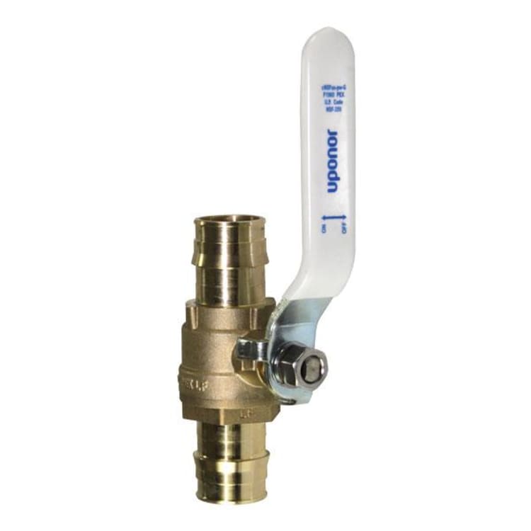 Uponor LFC4821515SS Ball Valve, 1-1/2 in Nominal, ProPEX® End Style, Brass Body, Full Port