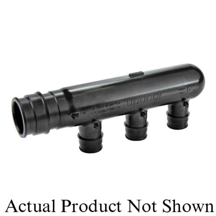 Uponor Q2231375 3-Ports Branch Tee With Mounting Clip, 1-1/4 in, ProPEX®, Modified Polyphenylsulfone, Domestic