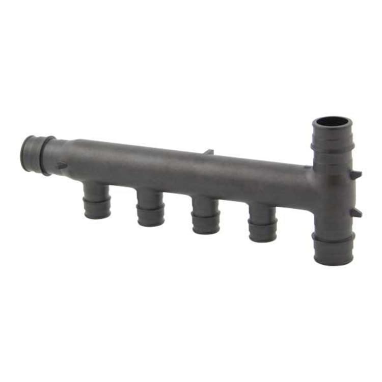 Uponor Q2247757 Flow-Through Vertical Tee, 3/4 in, ProPEX®, Polysulfone, Domestic