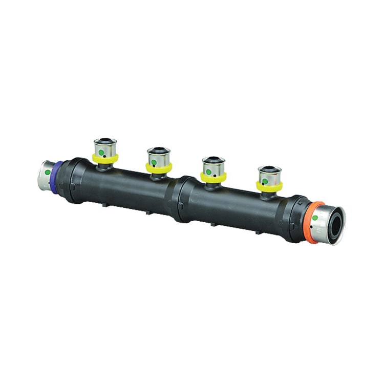 Viega 49054 PureFlow® Manifold, 3/4 x 3/4 x 1/2 in Nominal, Polymer, Domestic