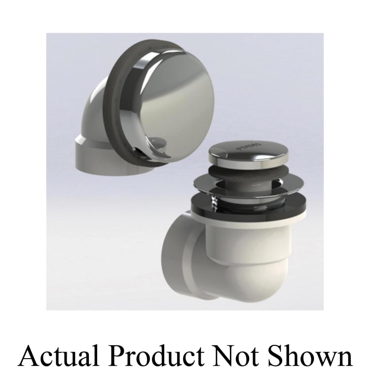 Watco® 901-FA-ABS-BN Innovator® 901 Solvent Weld Bath Waste Half Kit, STD ABS, PVD Coated Brushed Nickel