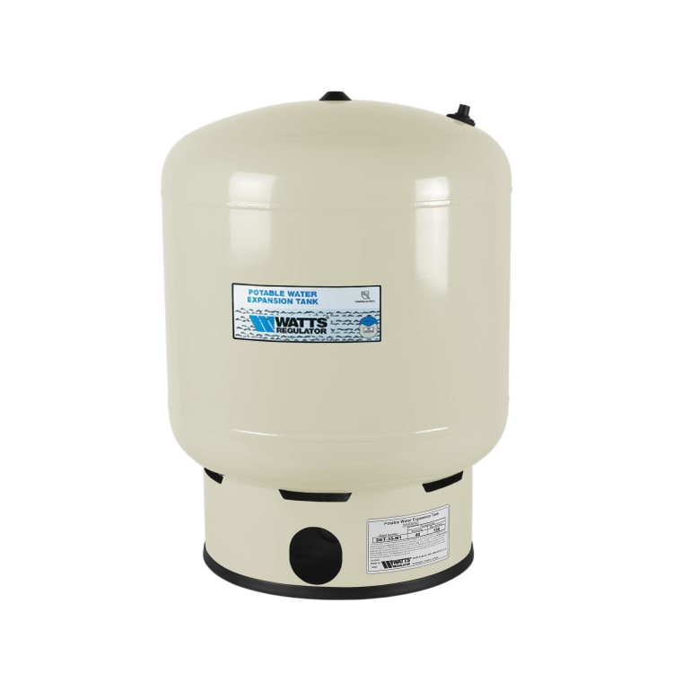 WATTS® 0067373 PLT Potable Water Expansion Tank, 14 gal Tank, 10.69 gal Acceptance, 150 psi, ASME Yes/No: No, 16 in Dia x 21.7 in H